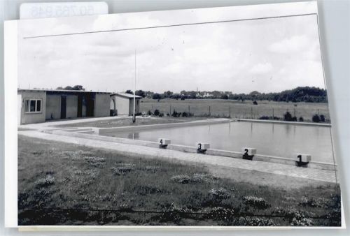 Bokel Foto mit Negativ, Schwimmbad