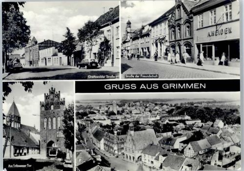 Grimmen GReifswalder Straße, Straße der Freundschaft, Tribseeser Tor, Gesamtansicht