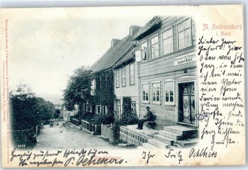 St. Andreasberg Danielstrasse , Handlung August Kerl
