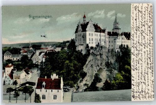 Sigmaringen Teilansicht, Schloss