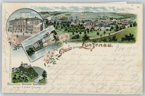 Lunzenau Schule, Schloß Rochsburg, Vogel´sche Fabrik