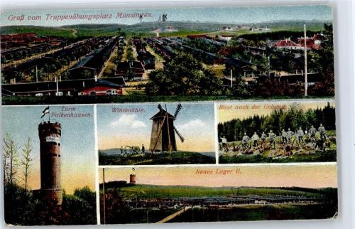 Münsingen Truppenübungsplatz, Windmühle, Turm Falkenhausen