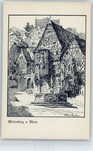 Miltenberg Federzeichnung