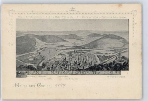 Goslar Plan der Nationalfeststätte