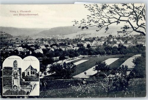 Bad König Blick vom Weyprechtstempel