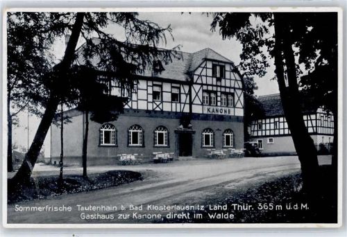 Tautenhain Gasthaus zur Kanone