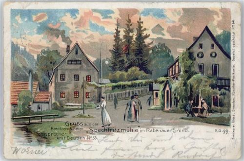 Rabenau Spechtritzmühle im Rabenauer Grund