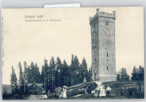 98527 O6000 Suhl - Bismarckturm auf dem Domberg