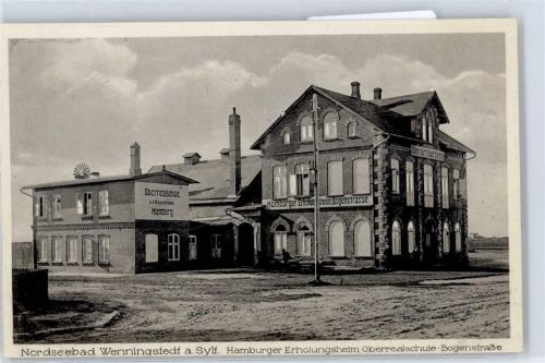 Wenningstedt Hamburger Erholungsheim, Oberrealschule Bogenstraße