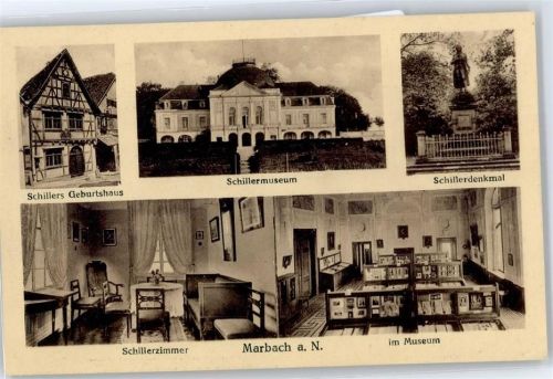 Marbach Schiller´s Geburtshaus, Schiller-Denkmal, Museum