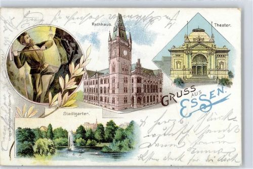 Essen Rathaus, Theater, Stadtgarten