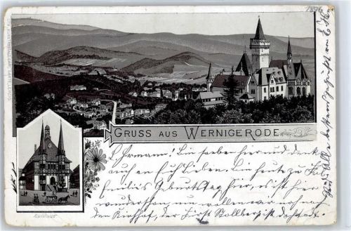 Wernigerode Rathaus, Schloß