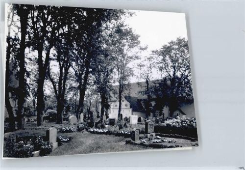 Süderlügum Foto mit Negativ, Friedhof