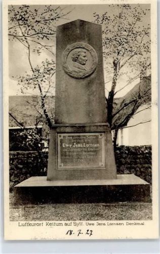 Keitum Uwe-Jens-Lornsen-Denkmal
