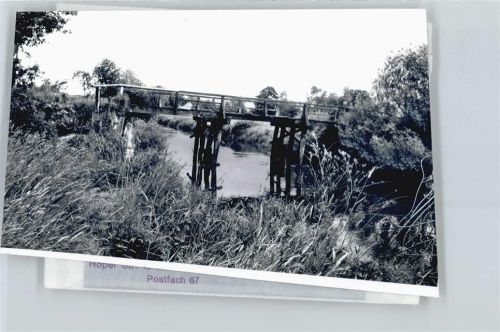 Minstedt Foto mit Negativ, Brücke