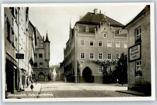 Donauwörth Partie beim Rathaus