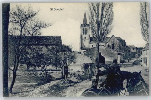 Saint-Souplet Teilansicht, Kirche