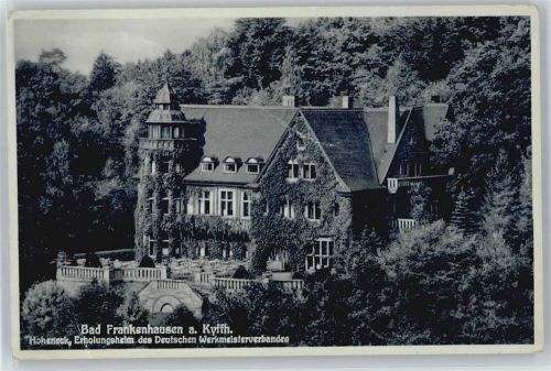 Bad Frankenhausen Erholungsheim des Deutschen Werkmeisterverbandes Hoheneck