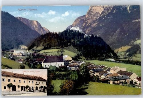 Werfen Gesamtansicht, Gasthof Zum Tiroler
