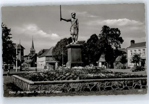 Bad Bramstedt Marktplatz, Denkmal Roland