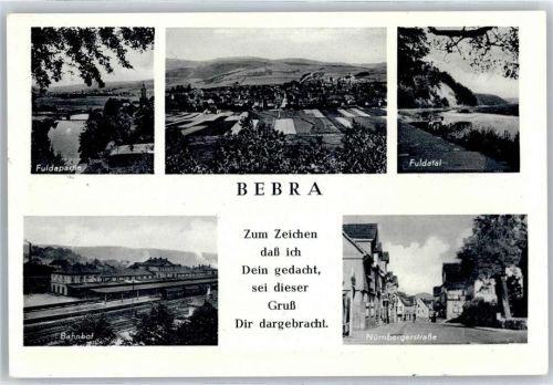 Bebra Fuldapartie, Bahnhof, Nürnbergerstraße, Fuldatal