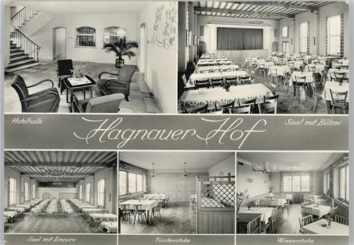 Hagnau 1960 - 1965 Hagnauer Hof Innenansichten