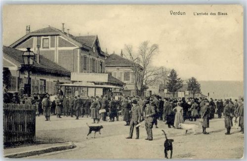 Verdun L´arrivee des Bleus