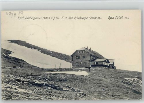 Karl Ludwighaus Hüttenstempel Rax-Schneeberg-Gruppe