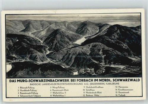 Forbach Murg-Schwarzenbachwerk