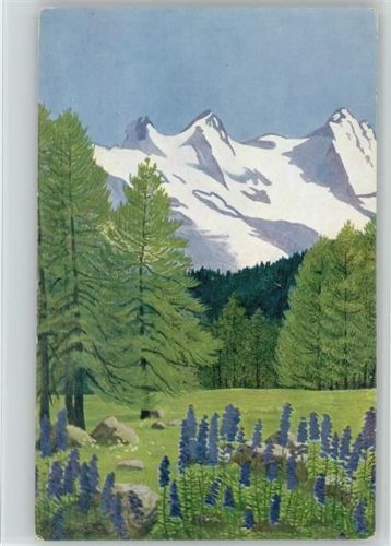 sign P. Urmeister Sommer Natur 1920 Künstlerkarte