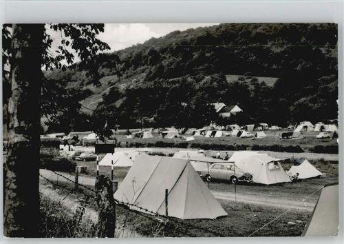 Bollendorf 1964 Dillingerbrück Campingplatz Foto AK