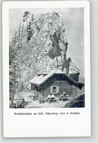 Kienthalerhütte Hüttenstempel Rax-Schneeberg-Gruppe