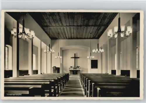 Nordwalde Evangel. Diaspora-Kirche Innenaufnahme