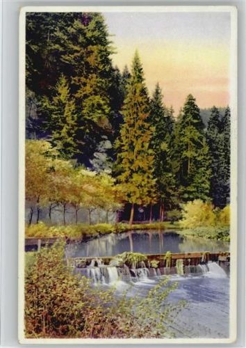 1910 - 1920 AK Flußlandschaft mit Wehr Photochromie Serie 410 Nr. 5392