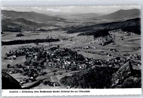 Bodenmais Blick vom Silberberg, Zellertal bis zur Oberpfalz