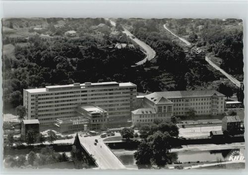 Pforzheim Luftbild - Städt. Krankenhaus ca 1960 AK