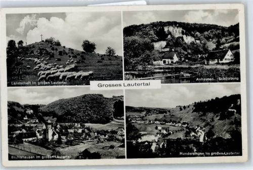 Bichishausen Großes Lautertal, Anhausen, Schülzburg, Hundersingen