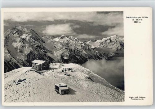 Starkenburger Hütte Winter Hüttenstempel