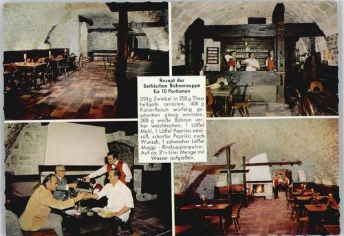 Rust Suppenrezept Serbische Bohnensuppe Rathauskeller Innenaufnahmen