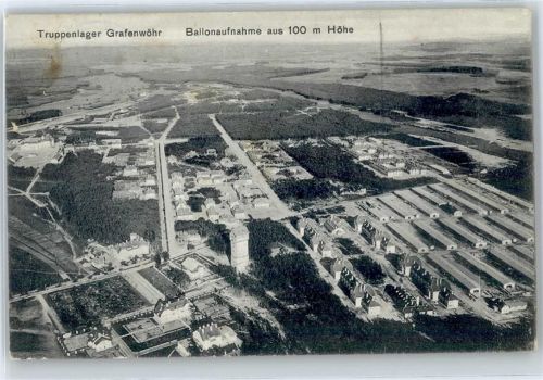Grafenwöhr Ballonaufnahme, Truppenlager