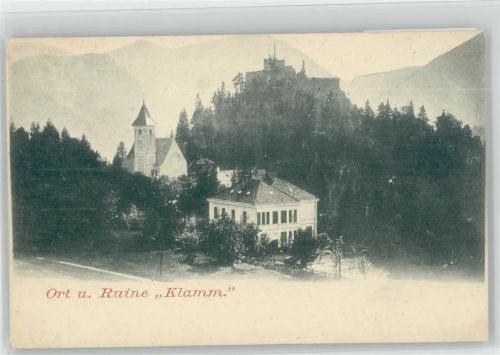 Klamm Ort und Ruine