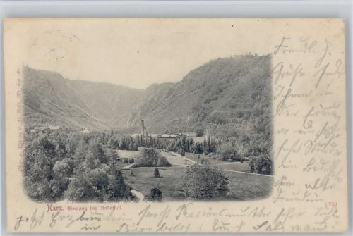 Thale Bodethal Eingang