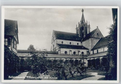 Bebenhausen Klostergarten Kirche