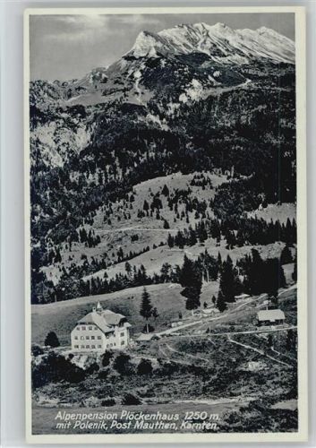 Klagenfurt Alpenpension Plöckenhaus Hüttenstempel