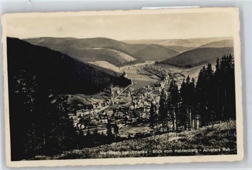 Manebach Blick vom Heidenberg, Allvaters Ruh