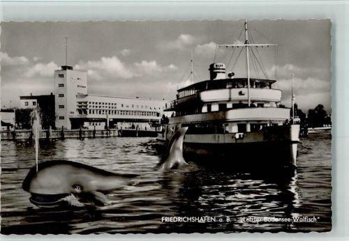 Friedrichshafen Letzter Bodensee Walfisch - Fotomontage