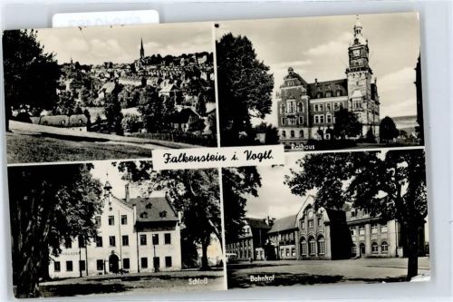 Falkenstein Bahnhof , Rathaus , Marke entfernt