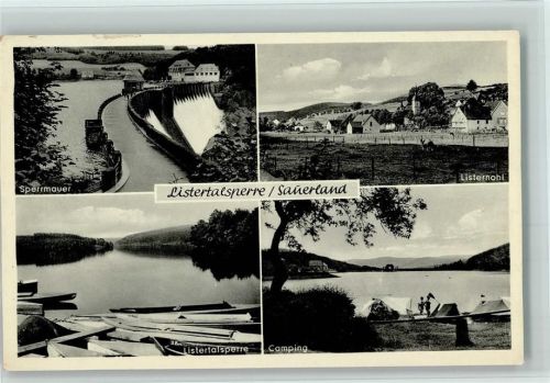 Attendorn Sperrmauer Listernohl Listertalsperre Camping