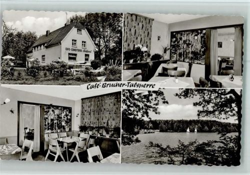 Marienheide Café Brucher Talsperre Innenaufnahmen 4-Bildaufnahme
