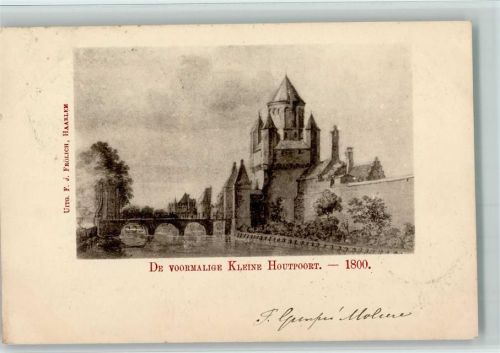 Haarlem 1902 De voormalige Kleine Houtpoort